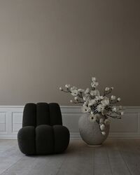 Toe Nojatuoli Silmukkanukkakangas Deep Taupe