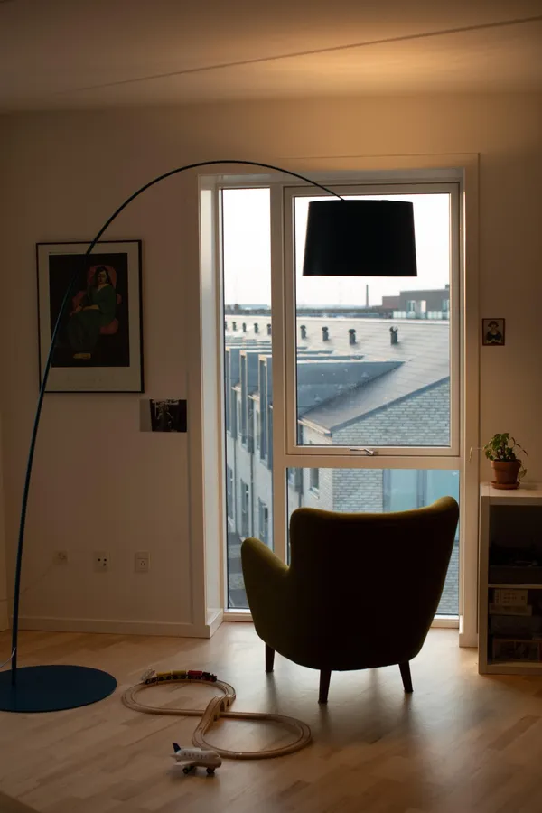 Twiggy LED Gulvlampe Sort