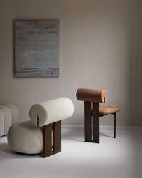 Hippo Armchair Light Oak