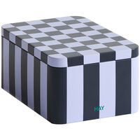 Tin Container Small Lavender / Dark Blue