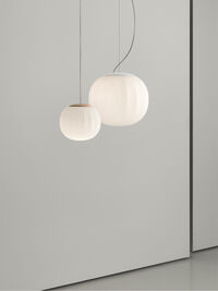 Lita Pendel 30 cm Hvit / Opalglass