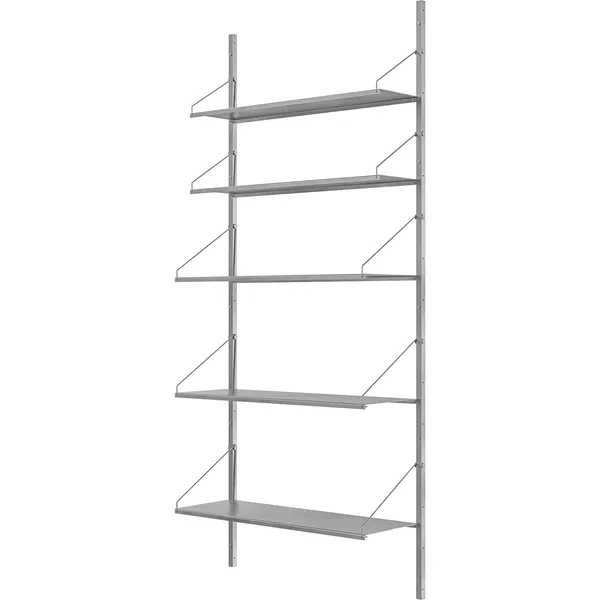 Library Hylly 185x40 cm Ruostumaton Teräs
