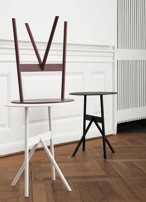 Stock Table Sidebord Rødt