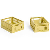 Colour Crate Mini Opbevaring 2-pak Dusty Yellow