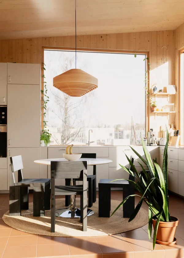 001 Matstol Svart