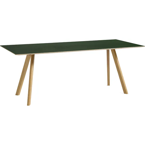 CPH 30 2.0 Bord 90x200 cm Vattenbaserad Lackad Ek / Grön