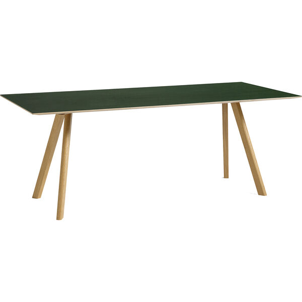 CPH 30 2.0 Bord 90x200 cm Vandbaseret Lakeret Eg / Grønt