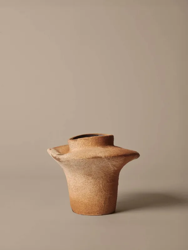 Evio Vase H22 cm Burnt Umber
