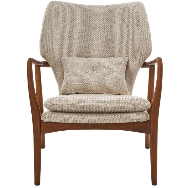 Chair Peggy Fabric Rough Ecru