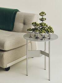 Shim Soffbord Ø45 cm Silver Grey