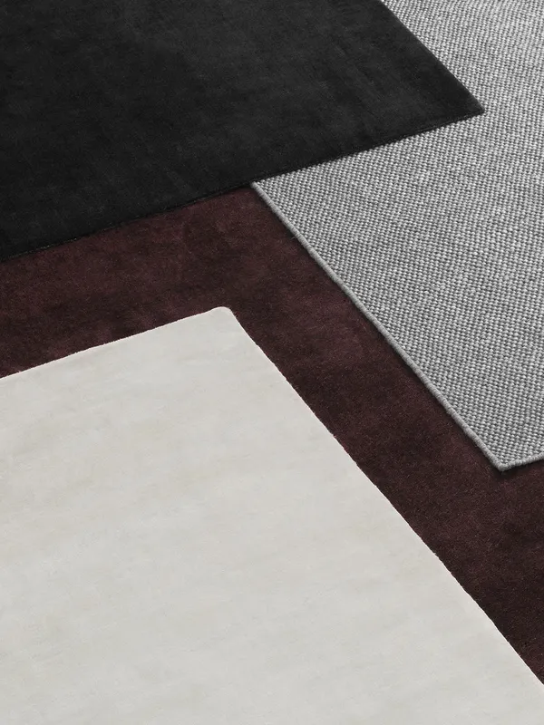 145 Rug Bamboo / Wool 200x300 cm Light Grey