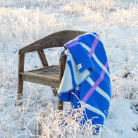 Knut Plaid 135x200 cm Cobolt Blue