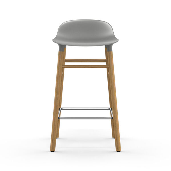 Form Baarituoli 65cm Harmaa/Tammi