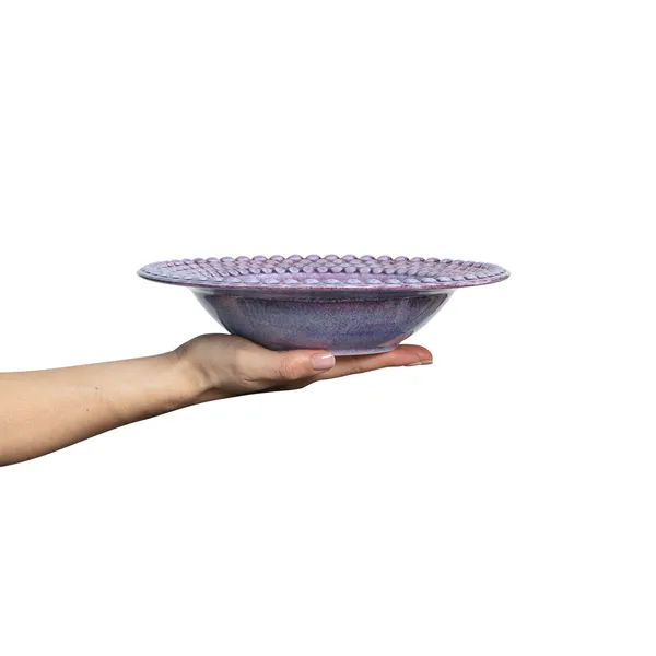 Bubbles Suppetallerken 25 cm Lilla