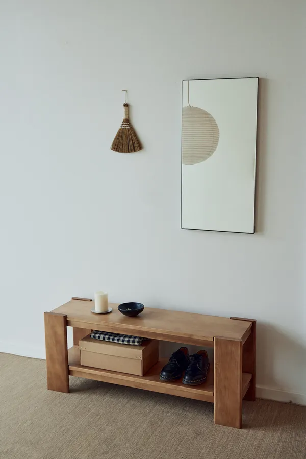 Beam Bænk 112 cm Deep Brown