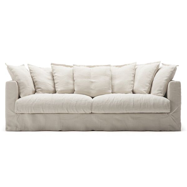 Le Grand Air 3-Sitssoffa Linne Creamy White