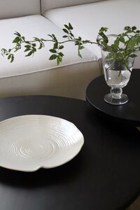 Wood Serveringsfat 39 cm Cream