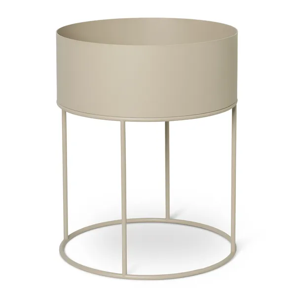 Plant Box Round Cashmere