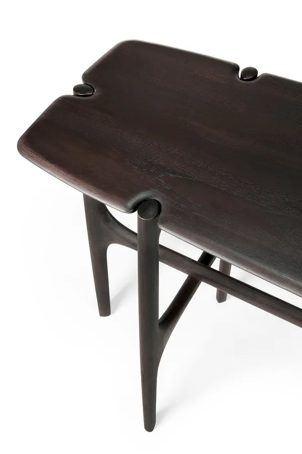 PI Konsolbord Teak Mörkbrun