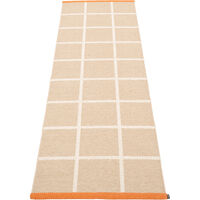 Criss Muovimatto Beige / Vanilla / Pale Orange 70x225 cm