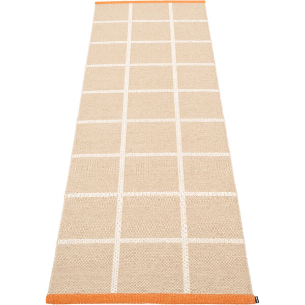 Criss Plastmatte Beige / Vanilla / Pale Orange 70x225 cm
