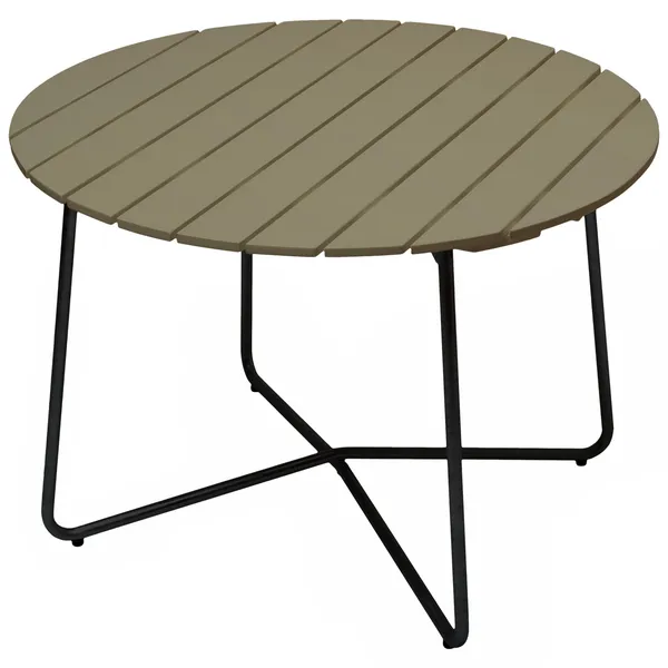 9A Bord Ø100 cm Lysegrønn / Sort