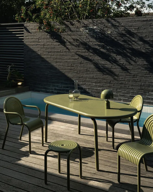 Groove Taburet Moss