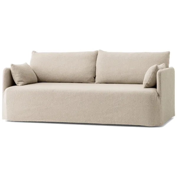 Offset Sofa 2-seters Avtagbar Stopning Logan Sand