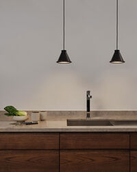 Belle Pendant Ø15 Glossy Black