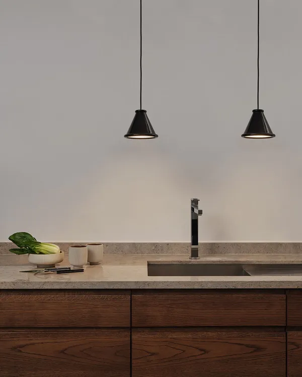 Belle Pendant Ø15 Glossy Black