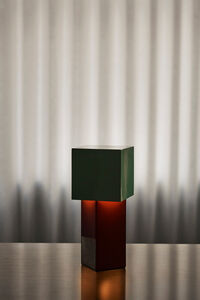 Pivot ATD7 Bærbar Bordlampe Rusty Red/Mintgrøn