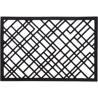 Lines Doormat 60x90 cm Black