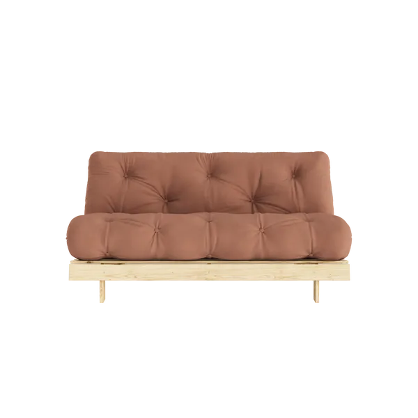 Roots 160 Sovesofa Med Madras Raw / Clay Brown
