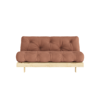Roots 160 Sovesofa Med Madras Raw / Clay Brown