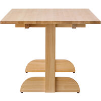 Puffin Matbord 200x95 cm Massiv Naturlig Ek