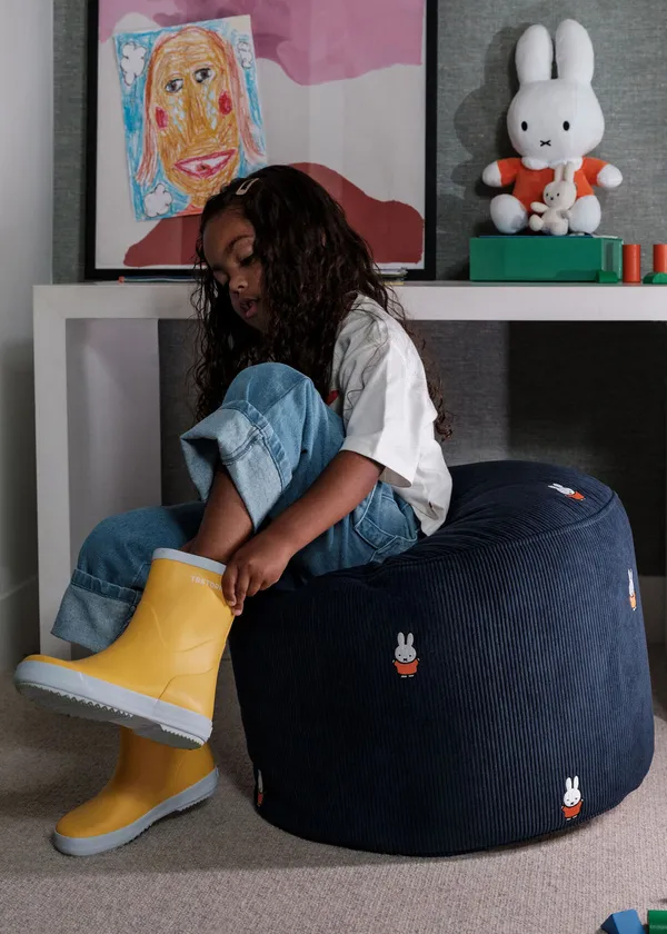 Point Recycled Cord x Miffy Puf Deep Blue