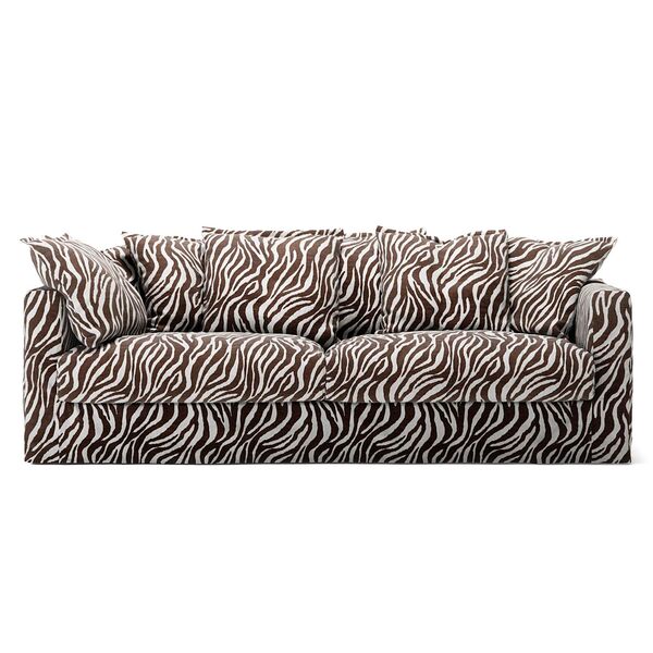 Le Grand Air 3-Sitssoffa Chenille Zebra