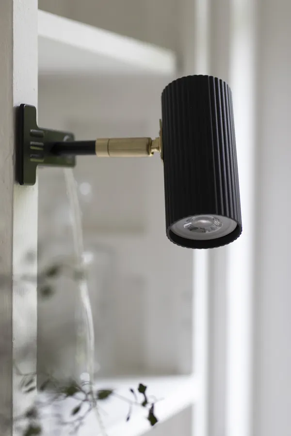 Hubble Klemlampe Sort