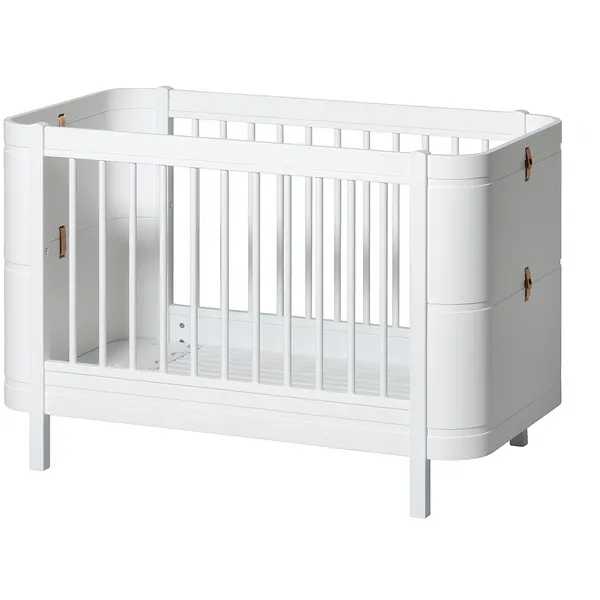 Wood Mini+ Cot Säng Inkl. Junior Kit Vit