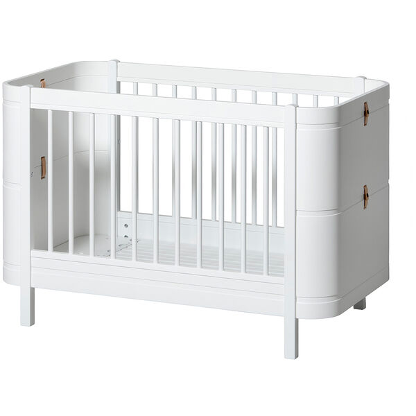 Wood Mini+ Cot Säng Inkl. Junior Kit Vit