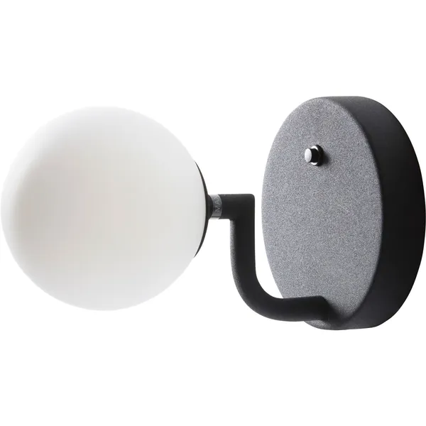 Mobil 12 Vägglampa Fast Installation Svart