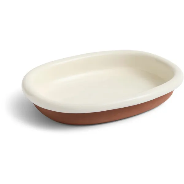 Barro Oval Dish Large Off-white