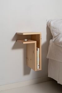 F-Shelf Vegghylle Venstre Furutre