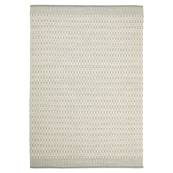 Mahi Uldtæppe 200x300cm Offwhite/ Lyse Grå