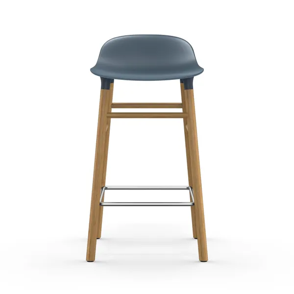 Form Barstol Ekben 65cm Blå