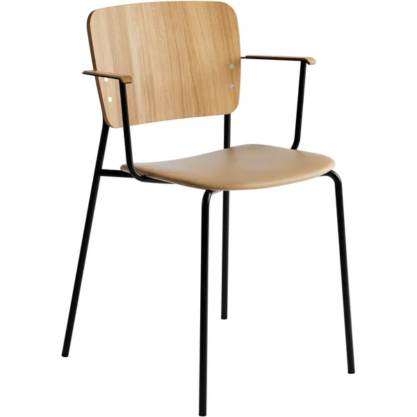 Mono Black Base/armrests/Oak/Elmosoft 43054