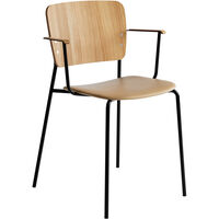 Mono Black Base/armrests/Oak/Elmosoft 43054