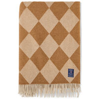 Argyle Plaid 130x170 cm Fudge / Hvid