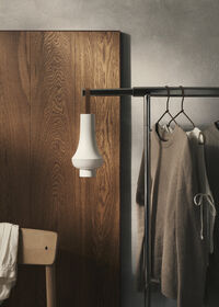 Tomoshi Bordlampe Bærbar Hvit