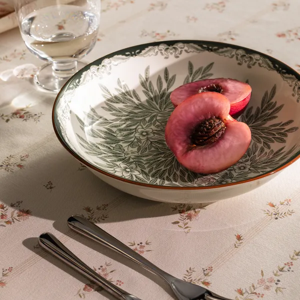 Ostindia Floris Djup Tallrik 22 cm Grön